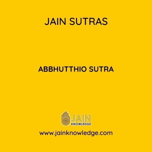 ABBHUTTHIO SUTRA