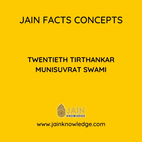 Twentieth Tirthankar Munisuvrat Swami